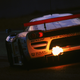 A Saleen S7R racer campaigned by RML at the 24 Hours of Le Mans in 2001. Note the RML sticker illuminated by the car’s flames.